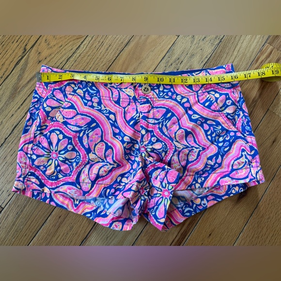 Lilly Pulitzer The Kerrie Short Womens Sz 4 “Can't Resist" Pink Blue Style 25762 - Picture 12 of 13